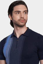 Load image into Gallery viewer, The Mercerized Cotton Polo (Marine Ocean)