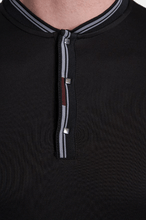 Load image into Gallery viewer, The Mercerized Cotton Polo (Race Black)