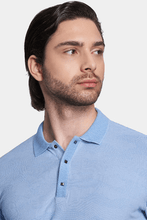 Load image into Gallery viewer, The Mercerized Cotton Polo (Summer Sky Blue)