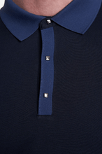 Load image into Gallery viewer, The Mercerized Cotton Polo (Admiral Blue)