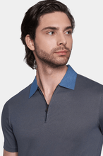 Load image into Gallery viewer, The Mercerized Polo (Nautical Blue)