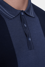 Load image into Gallery viewer, The Mercerized Cotton Polo (Marine Blue)