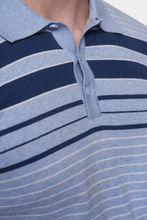 Load image into Gallery viewer, The Mercerized Cotton Polo (Athletic Blue)