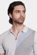 Load image into Gallery viewer, The Mercerized Cotton Polo (Blued Gray)