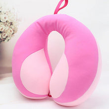 Load image into Gallery viewer, Pillow Kids Newborn Travel Neck Pillow U-Shape For Car Headrest Air Cushion Child Car Seat Head Support Infant Baby Cotton U-shaped Pillow Car Neck Pillow Noon Rest Pillow Plane Travel Pillow Kids Neck Travel Pillows Cute U-Shaped Animal Pillow for Cars