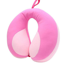 Load image into Gallery viewer, Pillow Kids Newborn Travel Neck Pillow U-Shape For Car Headrest Air Cushion Child Car Seat Head Support Infant Baby Cotton U-shaped Pillow Car Neck Pillow Noon Rest Pillow Plane Travel Pillow Kids Neck Travel Pillows Cute U-Shaped Animal Pillow for Cars