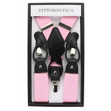 Load image into Gallery viewer, Vittorio Farina Men's Vibrant Colorful Convertible Suspender