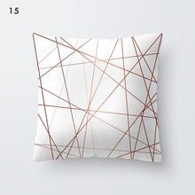 Load image into Gallery viewer, Pink Geometric Decorative Pillow Cushion Covers Polyester Pillow Case Home Pillowcase Decorative Pillowcase For Sofa Cute Charming Home Decor Cushion Cover