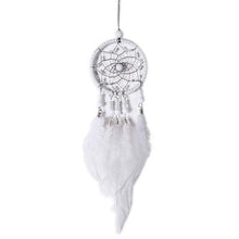 Load image into Gallery viewer, Pink Handmade Dream Catcher Wind Chimes Indian Style Feather Pendant Dream Catcher Car Hanging Decoration Wind Chime Wall Hanging Home Decor