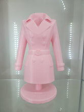 Load image into Gallery viewer, Pink Trench Coat Brush Holder – Glam Organizer