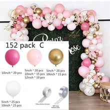 Load image into Gallery viewer, Pink White And Gold Balloon Garland Arch Kit For Bridal Shower Wedding Decors Baby Shower Party Decoration For Girls Birthday