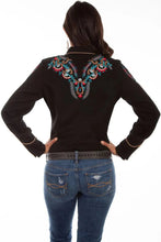 Load image into Gallery viewer, Scully Floral and Feather Embroidery - Women's Western Shirt