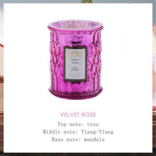 Load image into Gallery viewer, Plant Essential Oil Scented Candle Natural Coconut Wax Smokeless Candles 100% Coconut Hand Poured Coconut Candle Highly Scented Soothe Nerves Glass Cup Aromatic Candle Birthday Gift