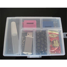 Load image into Gallery viewer, Plastic Jewelry Boxes Plastic Tool Box Adjustable Craft Organizer Storage Beads Bracelet Jewelry Boxes Portable 10 Compartments Clear Plastic Storage Box Jewelry Organizer Container