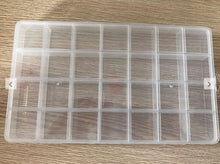 Load image into Gallery viewer, Plastic Jewelry Boxes Plastic Tool Box Adjustable Craft Organizer Storage Beads Bracelet Jewelry Boxes Portable 10 Compartments Clear Plastic Storage Box Jewelry Organizer Container