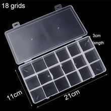 Load image into Gallery viewer, Plastic Jewelry Boxes Plastic Tool Box Adjustable Craft Organizer Storage Beads Bracelet Jewelry Boxes Portable 10 Compartments Clear Plastic Storage Box Jewelry Organizer Container