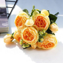 Load image into Gallery viewer, Plastic Vases Anti-ceramic Unbreakable Basket Imitation Rattan Flower Vase For Home Décor Desktop Decoration Living Room Office or Bookshelf