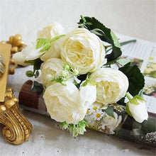 Load image into Gallery viewer, Plastic Vases Anti-ceramic Unbreakable Basket Imitation Rattan Flower Vase For Home Décor Desktop Decoration Living Room Office or Bookshelf