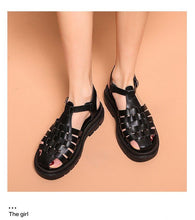 Load image into Gallery viewer, Platform Women's Sandals Summer Fashion Women Beach Classic Sandal Comfortable Beach Pool Platforms Sandals With Buckle Open Toe Ankle Strap Thick-Soled Casual Women's Shoes