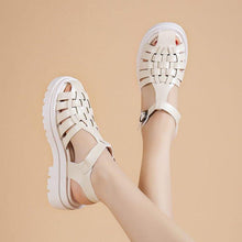 Load image into Gallery viewer, Platform Women's Sandals Summer Fashion Women Beach Classic Sandal Comfortable Beach Pool Platforms Sandals With Buckle Open Toe Ankle Strap Thick-Soled Casual Women's Shoes
