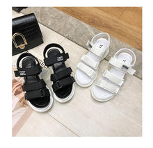 Load image into Gallery viewer, Platform Women's Sandals Summer Fashion Women Chunky Beach Sandal Comfortable Universal Comfortable Quick-Drying Casual Sport Summer Casual Non-Slip Beach Platform Shoes Sandals