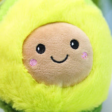 Load image into Gallery viewer, Plush Avocado Slippers Fruit Toys Cute Warm Winter Shoes Women Indoor Household Slippers With Fuzzy Plush Faux Fur Comfy Memory Foam Slip On House Shoes