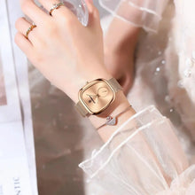 Load image into Gallery viewer, POEDAGAR Elegant Women's Mesh Watch - Waterproof Stainless Steel Quartz Timepiece for Stylish Ladies