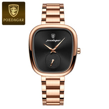 Load image into Gallery viewer, POEDAGAR Elegant Women's Quartz Watch - Waterproof Stainless Steel Timepiece for Confident Ladies