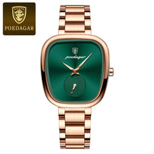 Load image into Gallery viewer, POEDAGAR Elegant Women's Quartz Watch - Waterproof Stainless Steel Timepiece for Confident Ladies