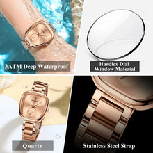 Load image into Gallery viewer, POEDAGAR Elegant Women's Quartz Watch - Waterproof Stainless Steel Timepiece for Confident Ladies