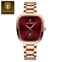 Load image into Gallery viewer, POEDAGAR Elegant Women's Quartz Watch - Waterproof Stainless Steel Timepiece for Confident Ladies