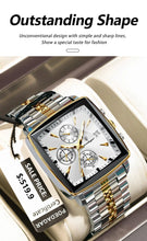 Load image into Gallery viewer, POEDAGAR Luxury Chronograph Men's Watch - Waterproof, Luminous, Stainless Steel, Sporty Design