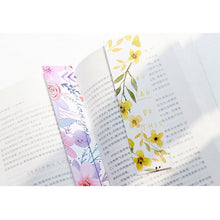 Load image into Gallery viewer, Poetic Flower Boxed Paper Art Small Fresh Bookmarks Stationery School Supplies Kids Gift Bookmarks Positive Page Marker For School Office Students Bookworm Presents