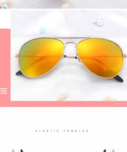 Load image into Gallery viewer, Polarized Sunglasses for Small Face Women Men Juniors & Teens Driving Women Sunglasses Metal Glasses For Men Best Popular Mirror Classic Sunglasses For Men & Women