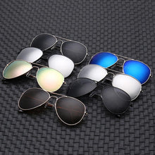 Load image into Gallery viewer, Polarized Sunglasses for Small Face Women Men Juniors & Teens Driving Women Sunglasses Metal Glasses For Men Best Popular Mirror Classic Sunglasses For Men & Women