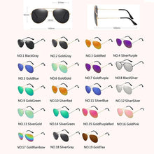 Load image into Gallery viewer, Polarized Sunglasses for Small Face Women Men Juniors & Teens Driving Women Sunglasses Metal Glasses For Men Best Popular Mirror Classic Sunglasses For Men & Women