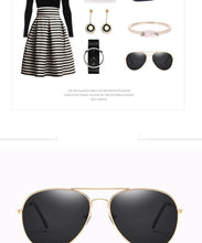 Load image into Gallery viewer, Polarized Sunglasses for Small Face Women Men Juniors & Teens Driving Women Sunglasses Metal Glasses For Men Best Popular Mirror Classic Sunglasses For Men & Women