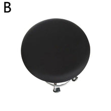 Load image into Gallery viewer, Polyester Fabric Round Chair Cover Waterproof Dining Seat Chair Covers Hotel Banquet Seat Covers Chair Protector Round Bar Stool Seat Covers Washable Stool Cushion Slipcover Elastic Bar Chair Covers