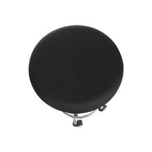 Load image into Gallery viewer, Polyester Fabric Round Chair Cover Waterproof Dining Seat Chair Covers Hotel Banquet Seat Covers Chair Protector Round Bar Stool Seat Covers Washable Stool Cushion Slipcover Elastic Bar Chair Covers