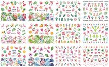 Load image into Gallery viewer, Pop Art Nail Stickers Sexy Girl Designs Comics Water Transfer Decals Manicure Lips Nail Art Decorations Slider Nail Art Stickers Decals Nail Art Supplies Valentines Day 3D Self-Adhesive Nail Decorations Accessories Women Girls Manicure Decorations
