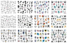 Load image into Gallery viewer, Pop Art Nail Stickers Sexy Girl Designs Comics Water Transfer Decals Manicure Lips Nail Art Decorations Slider Nail Art Stickers Decals Nail Art Supplies Valentines Day 3D Self-Adhesive Nail Decorations Accessories Women Girls Manicure Decorations