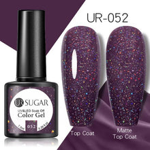 Load image into Gallery viewer, Popular 2022 Modern New Elegant Silver Purple Nail Gel Polish 7.5ml UV Manicuring Elegant Glossy Colororful Stylish Nail Design For Women