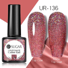 Load image into Gallery viewer, Popular 2022 Modern New Elegant Silver Purple Nail Gel Polish 7.5ml UV Manicuring Elegant Glossy Colororful Stylish Nail Design For Women