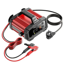 Load image into Gallery viewer, Brand Name Portable Smart Car Battery Charger - 25A/15A for 12V-24V Batteries, Pulse Repair, AGM, GEL, LiFePo4