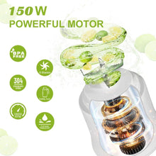 Load image into Gallery viewer, Portable Blender 600ml Electric Juicer Fruit Mixers 4000mah Usb Rechargeable Smoothie Mini Blender Personal Juicer Colorful Cup Personal Size Blender Mini Fruit Mixer Milkshake Smoothie Maker With Usb Rechargeable Juicer