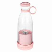 Load image into Gallery viewer, Portable Blender Juicer Bottle Mixer Electric Wireless Charge Mini Fruit Mixers Juicer Cup Blender Milkshake Juice Maker Machine Portable Mini Blender with Wireless Charging for Home, Office & Outdoor Juicer