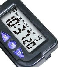 Load image into Gallery viewer, Portable Digital Car Pocket Sized Digital Electronic Digital Timer Multifunction Large LCD Clock Countdown Accurate to Seconds for Cooking Study Games Travel Alarm Clock Time Date Automotive Electronic Stopwatch Alarm Clock