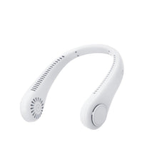 Load image into Gallery viewer, Portable Headphone Design Mini Neck Fan 3 Speeds Hands Free Bladeless Fan Neck Fan Portable Bladeless Fan 5000mAh Battery Rechargeable Personal Fan 3 Speed Adjustable Hands Free Wearable Fan for Travel