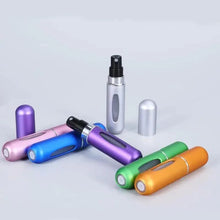 Load image into Gallery viewer, Portable Mini Refillable Atomizer Bottle Lightweight Container For Cosmetics Mini Aluminum Empty Bottle For Traveling Cute Little Bottle For Ladies 5ml