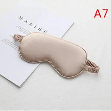 Load image into Gallery viewer, Portable Sleeping Eye Mask Cover Eye Patch Smooth Blindfold Rest Relax Eye Cover Soft And Comfortable Night Blindfold For Women